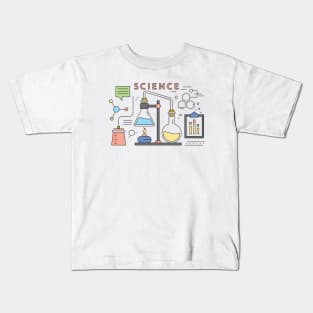 Science!! Cute Design Kids T-Shirt